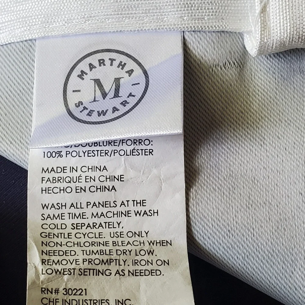 Martha Stewart 2pk Lido White 96